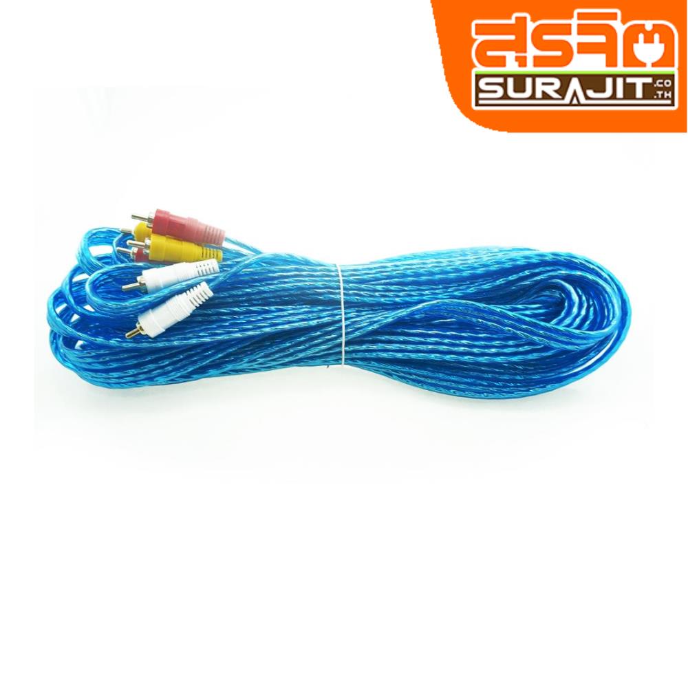 PK สายRCA6หัวทอง-10M
