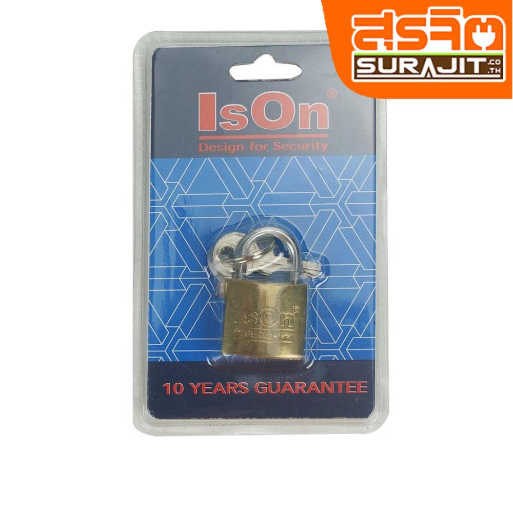 IsOn กุญแจสปริงเหล็กชุบทอง 25 มม.