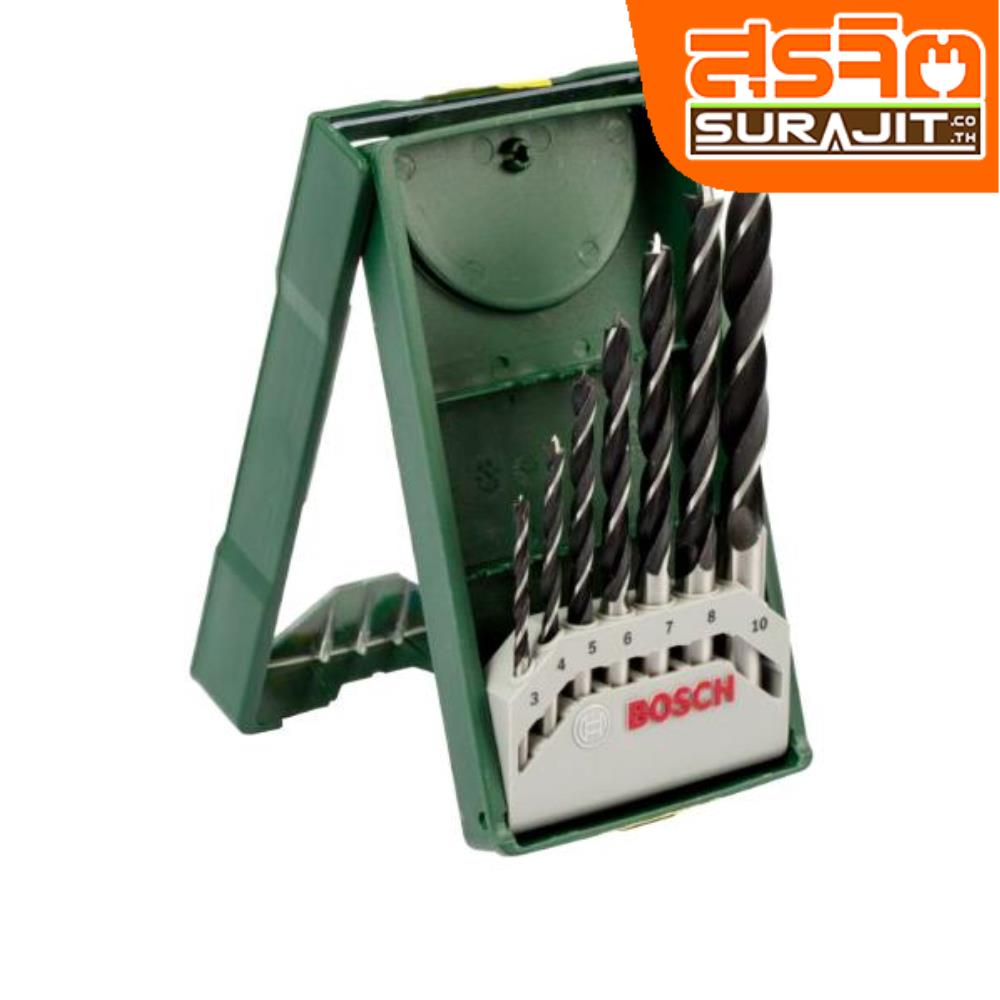 BOSCH Bosch ชุดดอกสว่านเจาะไม้ 7 ดอก