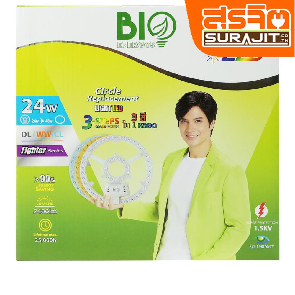 BIO ENERGYS หลอด LED 24W แบบ 3 ระบบ
