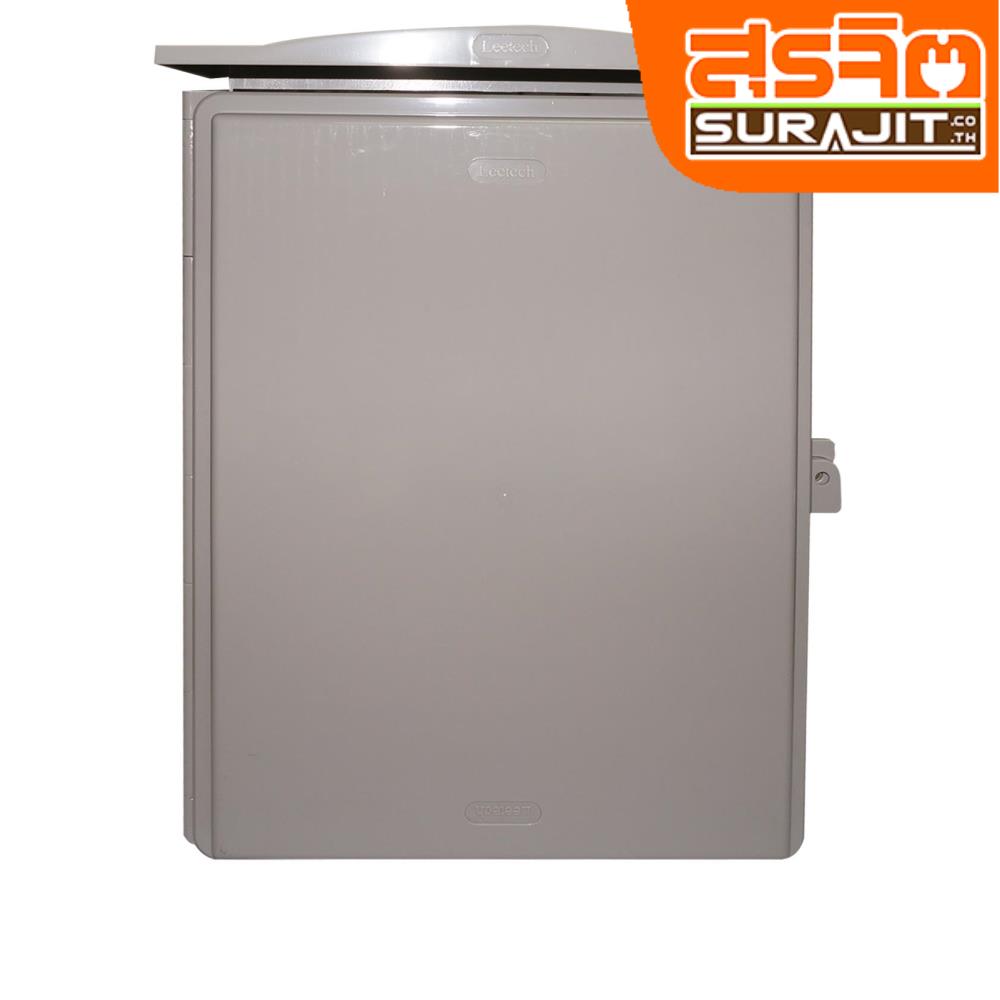 LEETECH ตู้กันน้ำลีเทค 12*16 สีเทา มีหลังคา