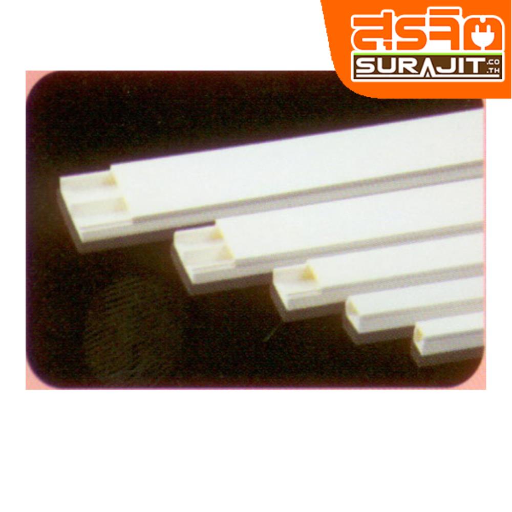 LEETECH รางสายไฟแบนลีเทค ขนาด 11*50*2ม.1 1/2"ขาว