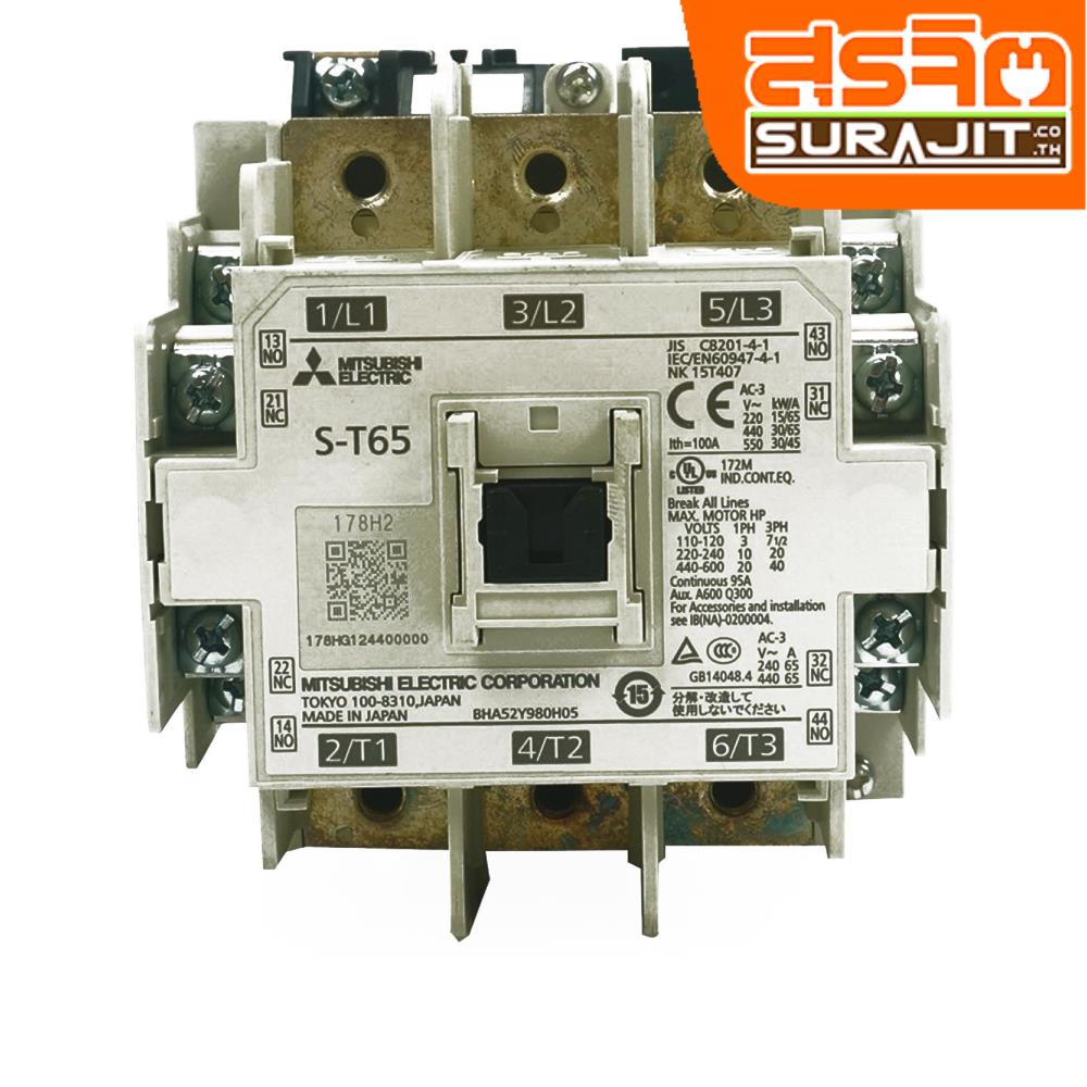 MITSUBISHI คอนแทคเตอร์ มิตซู ST-65/220V