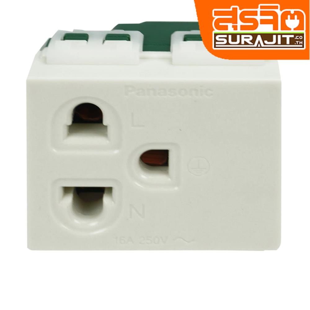 PANASONIC ปลั๊กกราวด์เดี่ยว [WEG-1191K]