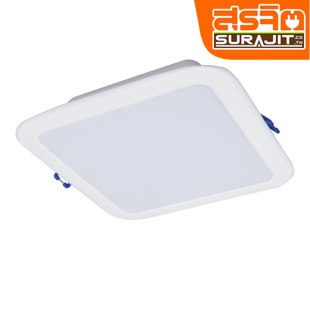 PHILIPS โคมดาวไลท์ LED ฝังฝ้าหน้าเหลี่ยม 7 วัตต์ แสงขาว