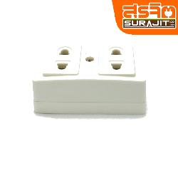 NATIONINE ปลั๊กลอย 2ที่ (ทองเหลือง) WKG1092-250