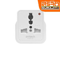 ANITECH ปลั๊กอแดปเตอร์ 1ช่อง 