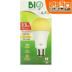BIO หลอด LED A60 13วัตต์ แสงวอร์มไวท์