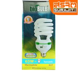 BIOBULB หลอดประหยัด 65W E27 วอร์มไวท์