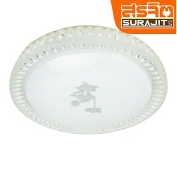 DC โคมไฟเพดาน LED 5096 36W ลายกุหลาบ