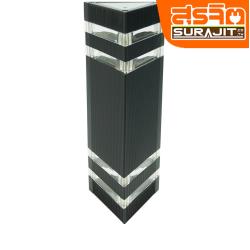DC โคมไฟติดผนังสามเหลี่ยมสองทาง สีดำ  E27