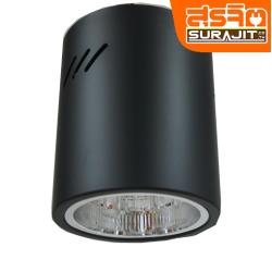 DC ELECTRIC โคมดาวไลท์กระป๋องกลม 4" สีดำ