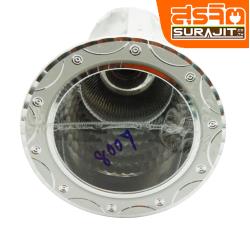 DC ELECTRIC โคมดาวไลท์  4" มุกขาวอลูมิเนียม