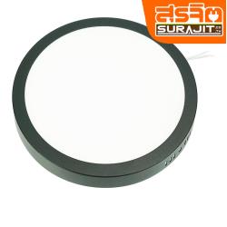 DC ดาวไลท์สีดำ 18W แบบลอย แสงขาว