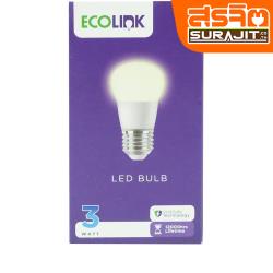 ECOLINK หลอดประหยัดไฟ ECO LINK 3W แสงวอร์ม
