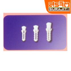 LEETECH ฟุ๊กคอนกรีตใช้กับสกรูเบอร์ 6 สีขาว