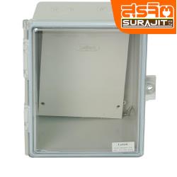 LEETECH ตู้กันน้ำลีเทค CT 6*8 สีเทา ฝาใส