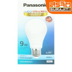 PANASONIC หลอดไฟ LED E27 9 วัตต์ แสงขาว