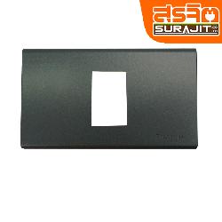 PANASONIC ฝาพลาสติก 1ช่อง สี METALLIC BLACK