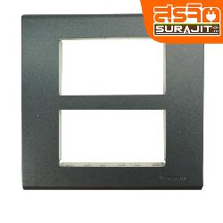 PANASONIC ฝาพลาสติก 4ช่อง สี METALLIC BLACK