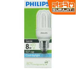 PHILIPS หลอดจีนี 8W E27 แสงขาว