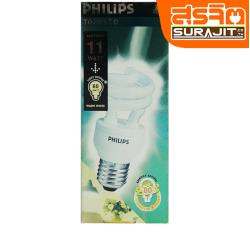 PHILIPS หลอดทอร์นาโด 11W แสงเหลือง