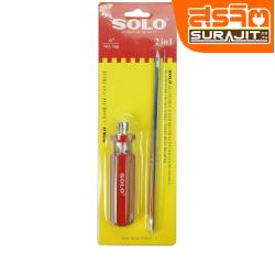 SOLO ไขควงด้ามสายสลับหัว 766-6"(150x6มม.)