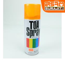 TOA สีสเปรย์ สีส้มสะท้อนแสง F4