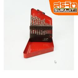 WINDY ชุดดอกสว่านเจาะเหล็ก 13ตัว แบบหุน(กล่องเหล็ก)